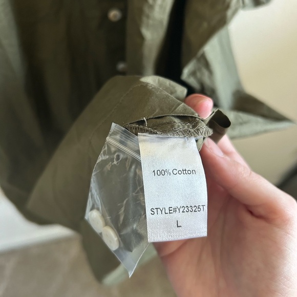 Tuckernuck Pomander Place Cassia Dress Olive Green - Picture 7 of 7